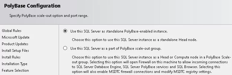 Polybase Scale-Out Options