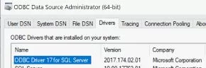 ODBC Driver 17