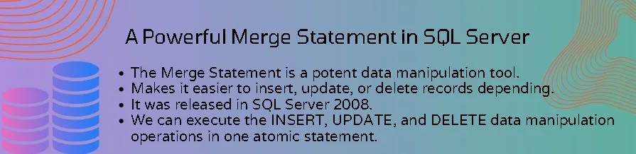 Merge Statement in SQL Server