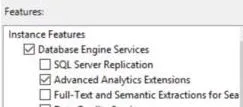 How to install Advance Analytics Extension in SQL Server