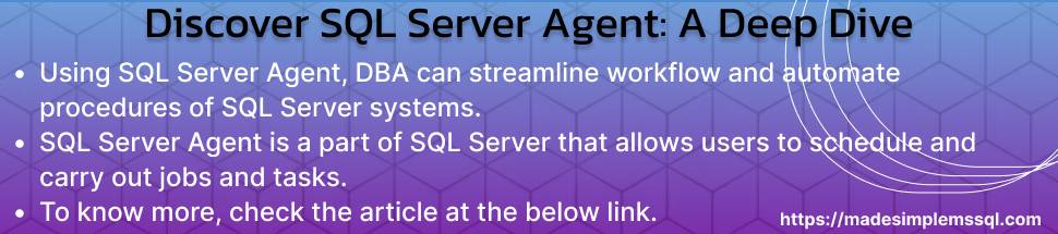 Discover SQL Server Agent Service