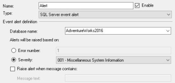 SQL Server Agent Alerts