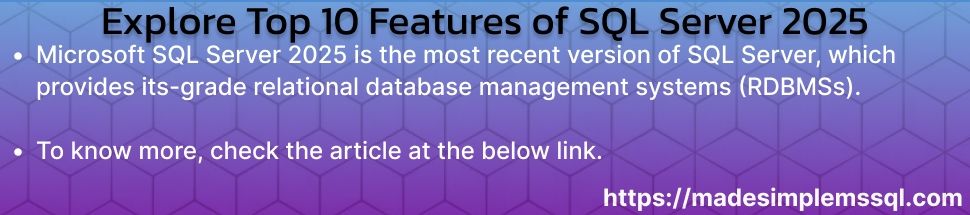 Explore SQL Server 2025